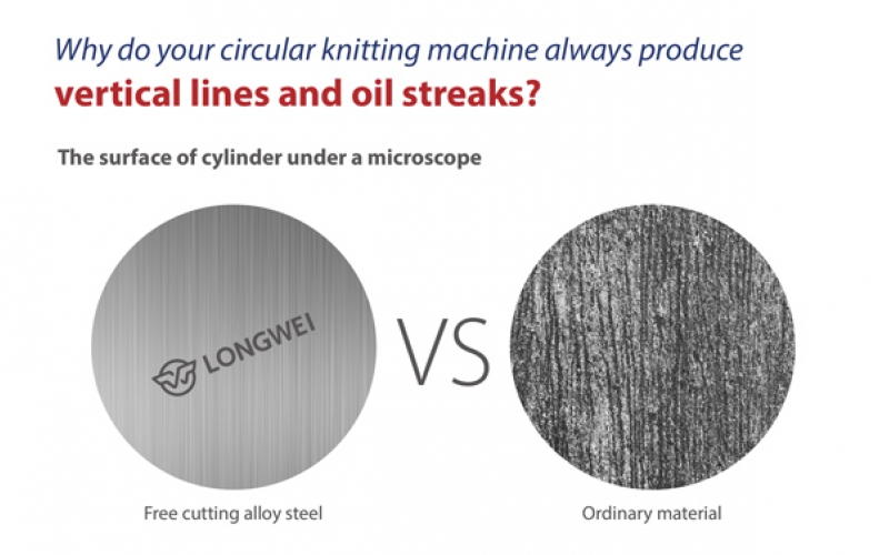 Why do your circular knitting machine always produce vertical lines and oil streaks?